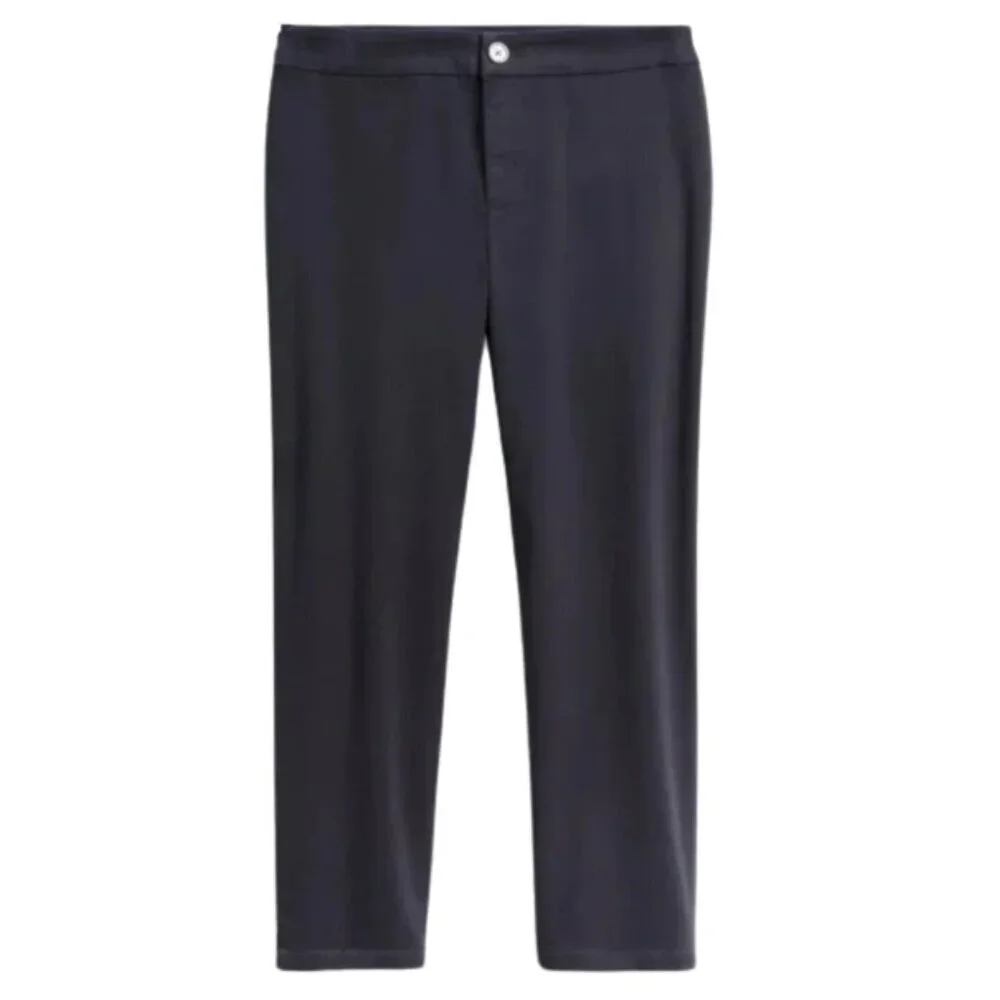 NWT Lila Ryan Navy The Jase Slim Straight Pedal Pusher Capri Pants